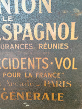 Load image into Gallery viewer, Vintage French sign