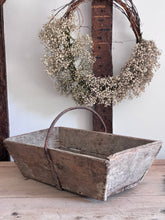 Load image into Gallery viewer, Rustic grape picker’s trug
