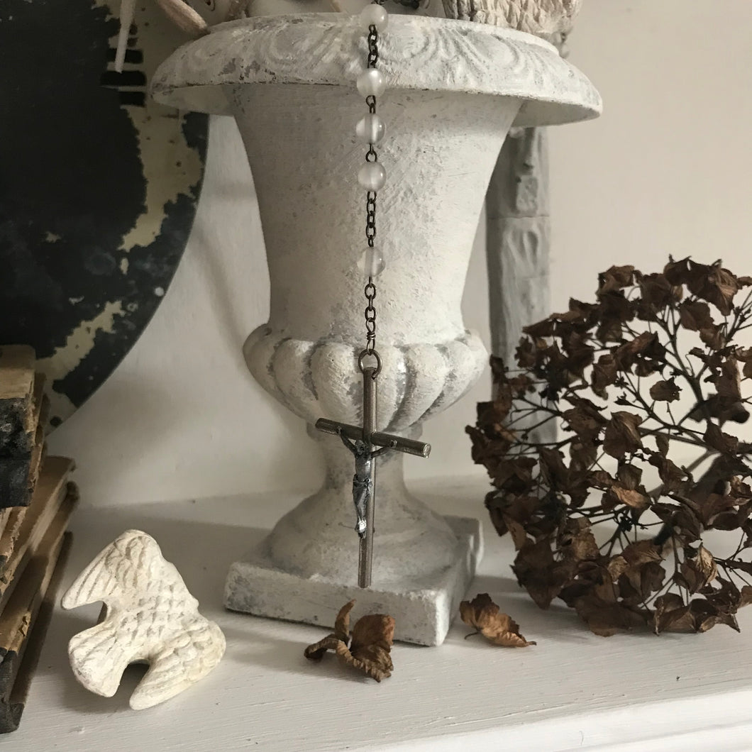 Vintage cast iron urn