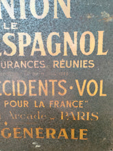 Load image into Gallery viewer, Vintage French sign
