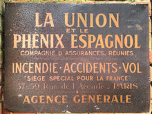 Load image into Gallery viewer, Vintage French sign
