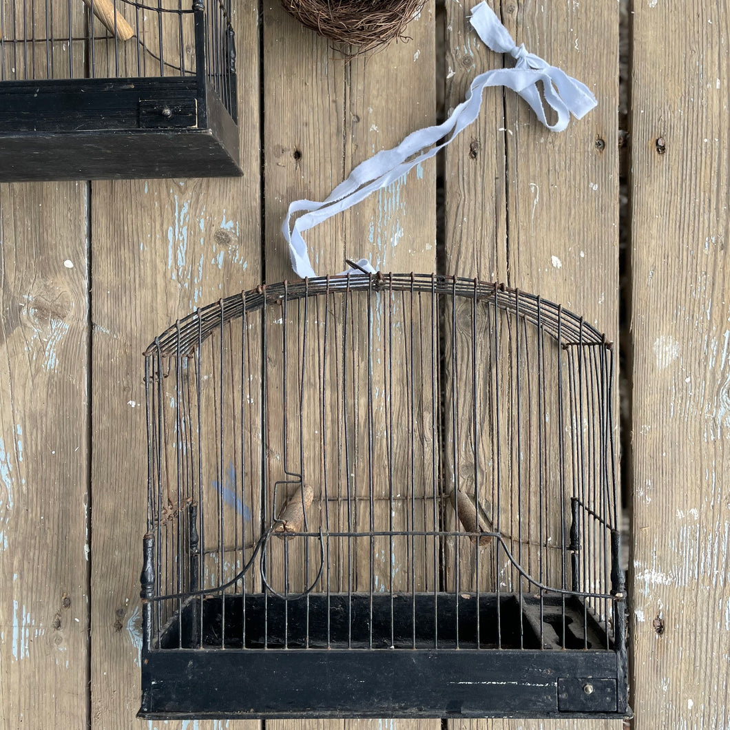 Vintage birdcage 2 Little Bee Homestore